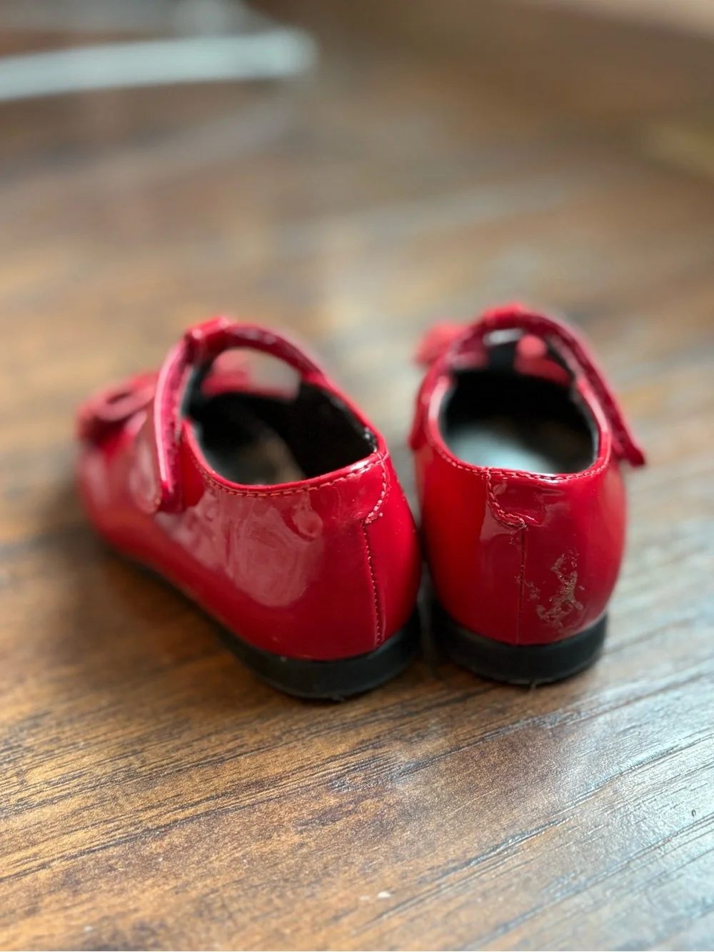 Toddler Girls' Red Patent Mary Jane Shoes